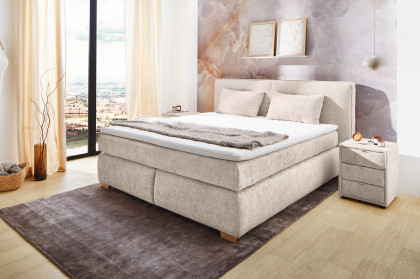 Valentina Mix von Jockenhöfer - Boxspringbett 180 greige