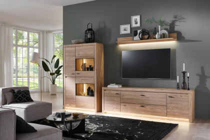 Winston von IDEAL Möbel - Wohnwand Eiche Gustavson