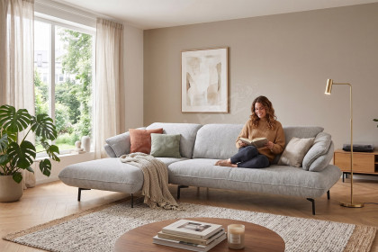 Bluebell von Easy Sofa - Ecksofa kiesel