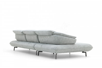 Bluebell von Easy Sofa - Ecksofa kiesel