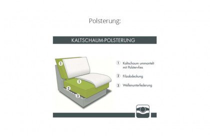 ZE-EM18013 von Zehdenick - Ecksofa ecru