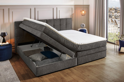 Casa Grande-Dream-Mix von Jockenhöfer - Familien-Boxspringbett 240 dunkelgrau