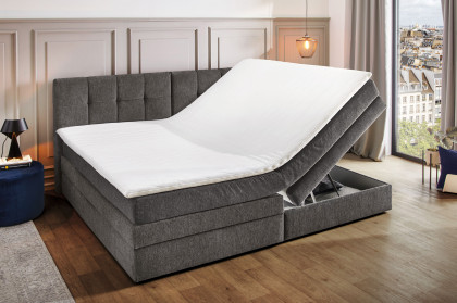 Casa Grande-Dream-Mix von Jockenhöfer - Familien-Boxspringbett 240 dunkelgrau