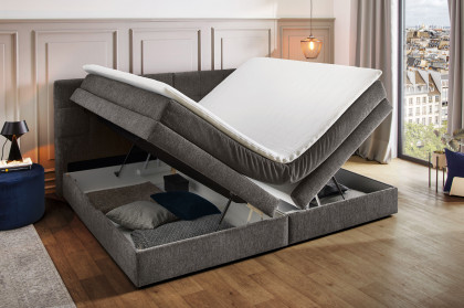Casa Grande-Dream-Mix von Jockenhöfer - Familien-Boxspringbett 240 dunkelgrau