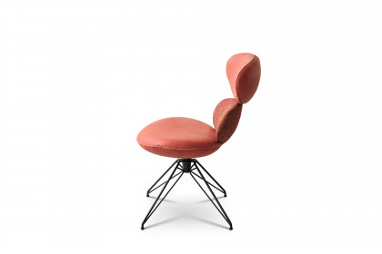 KOINOR 1265 - Polsterstuhl in Leder & Velours