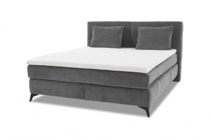 Kira-Dream von Jockenhöfer - Boxspringbett 180 Cord grau