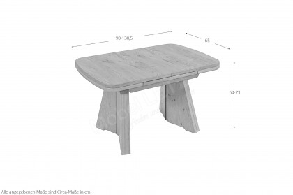 1982 von Vierhaus - Couchtisch in Wildeiche