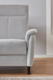 Porto von Dietsch - Sofa-Duo silber