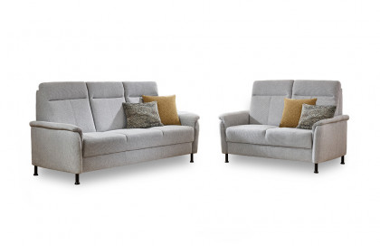 Porto von Dietsch - Sofa-Duo silber