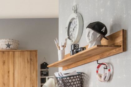 Mido von SKALIK - Wandboard ca. 90 cm breit Eiche massiv natur