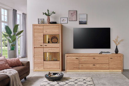 Winston von IDEAL Möbel - Wohnwand 2-teilig, Eiche Gustavson