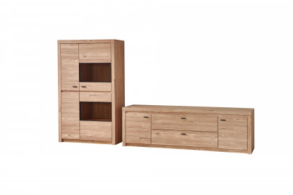 Winston von IDEAL Möbel - Wohnwand 2-teilig, Eiche Gustavson