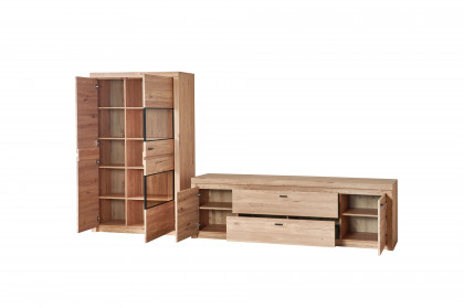 Winston von IDEAL Möbel - Wohnwand 2-teilig, Eiche Gustavson