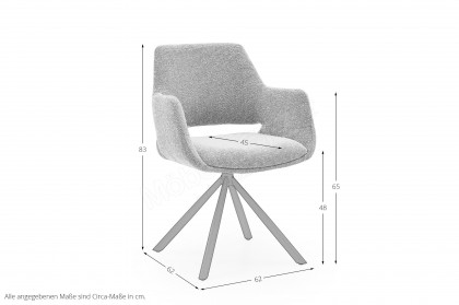 Tario von Musterring - Esszimmerstuhl beige