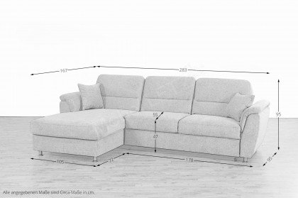 Deva von Matex - Polsterecke anthrazit