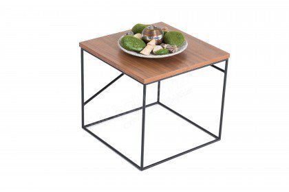 Montparnasse aus der Kollektion Letz - Beistelltisch Nussbaum/schwarz