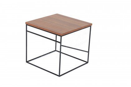 Montparnasse aus der Kollektion Letz - Beistelltisch Nussbaum/schwarz 2. Wahl