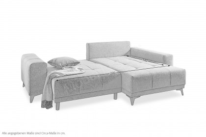 Appassito von Benformato - Ecksofa rechts anthrazit