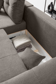 Appassito von Benformato - Ecksofa links anthrazit