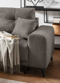 Appassito von Benformato - Ecksofa links anthrazit