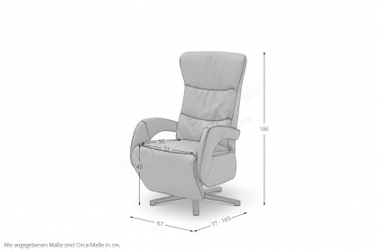 Medicus Style von Polsteria - Relaxsessel elephant