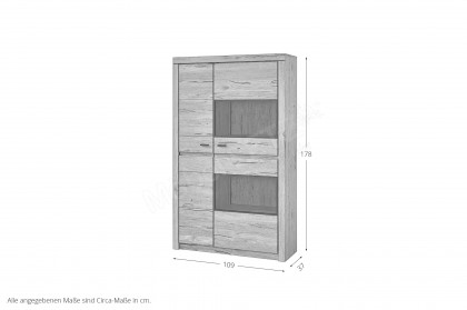 Winston von IDEAL Möbel - Highboard in Eiche Gustavson