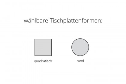 KOINOR T1068 - Esstisch ca. 128 x 128 cm