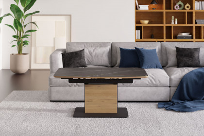 2327 von Vierhaus - Couchtisch in Anthrazit & Wildeiche