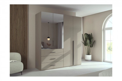 Montclar von Rauch Orange - Schrank fango mit Inneneinteilung