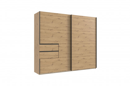 Palermo von Wimex - Schrank mit Schwebetüren Aritsan-Eiche