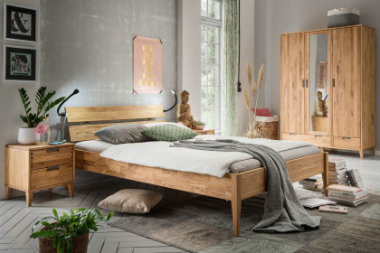 Mido von SKALIK - Jugendzimmer-Set 3-teilig aus natur geölter Eiche