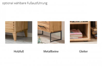 Mido von SKALIK - Jugendzimmer-Set 3-teilig aus natur geölter Eiche