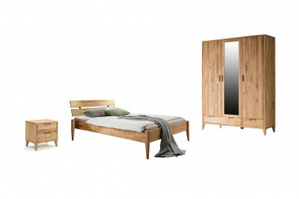 Mido von SKALIK - Jugendzimmer-Set 3-teilig aus natur geölter Eiche
