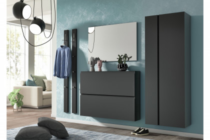 Garda-Foyer von ArredoKit - Garderobe in Anthrazit matt