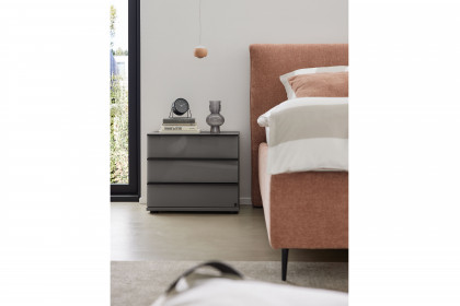 San Antonio von Musterring - Boxspring-Konsole mit Glasfront lava