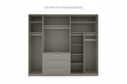 Montclar von Rauch Orange - Kombi-Kleiderschrank fango mit Innenzubehör