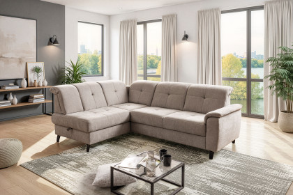 Verso von Sit & More - Polstergarnitur links taupe