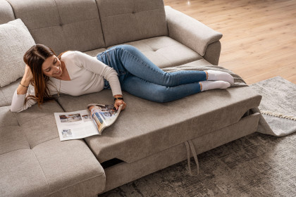 Verso von Sit & More - Polstergarnitur links taupe