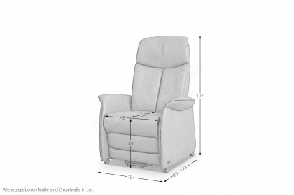 7656 von Himolla - Relaxsessel rocky
