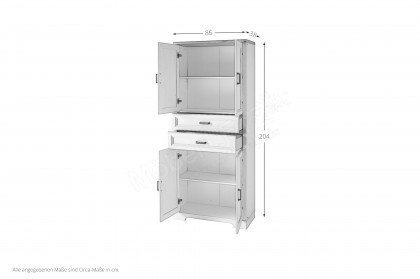 Jasmin von Innostyle - Aktenschrank im Landhausstil, 4-türig