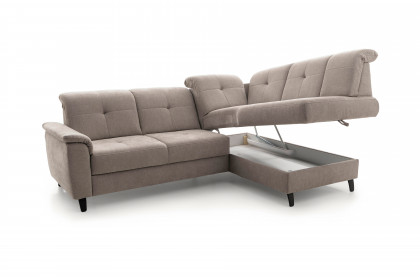 Verso von Sit & More - Polstergarnitur rechts taupe