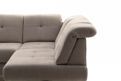 Verso von Sit & More - Polstergarnitur rechts taupe