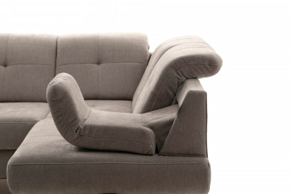 Verso von Sit & More - Polstergarnitur rechts taupe
