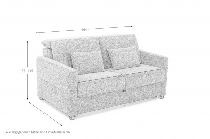 Sofia von Restyl - Schlafsofa cremeweiß