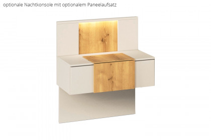 Kona-F von Rauch Black - Doppelbett champagner - Asteiche massiv