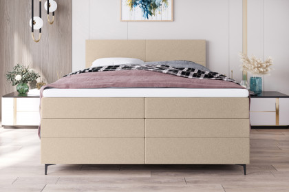 BX-LE-04 von SW KOLLEKTION - Boxspringbett beige