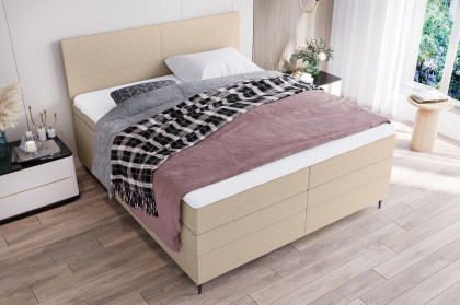 BX-LE-04 von SW KOLLEKTION - Boxspringbett beige