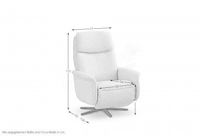 9661 von Himolla - Relaxsessel linen