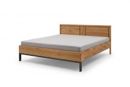 Fargo von SKALIK - Bett Eiche natur geölt Liegefläche 140 x 200 cm