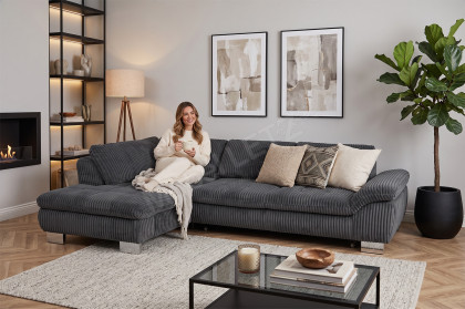 MP-IN14007 von Megapol - Ecksofa anthrazit